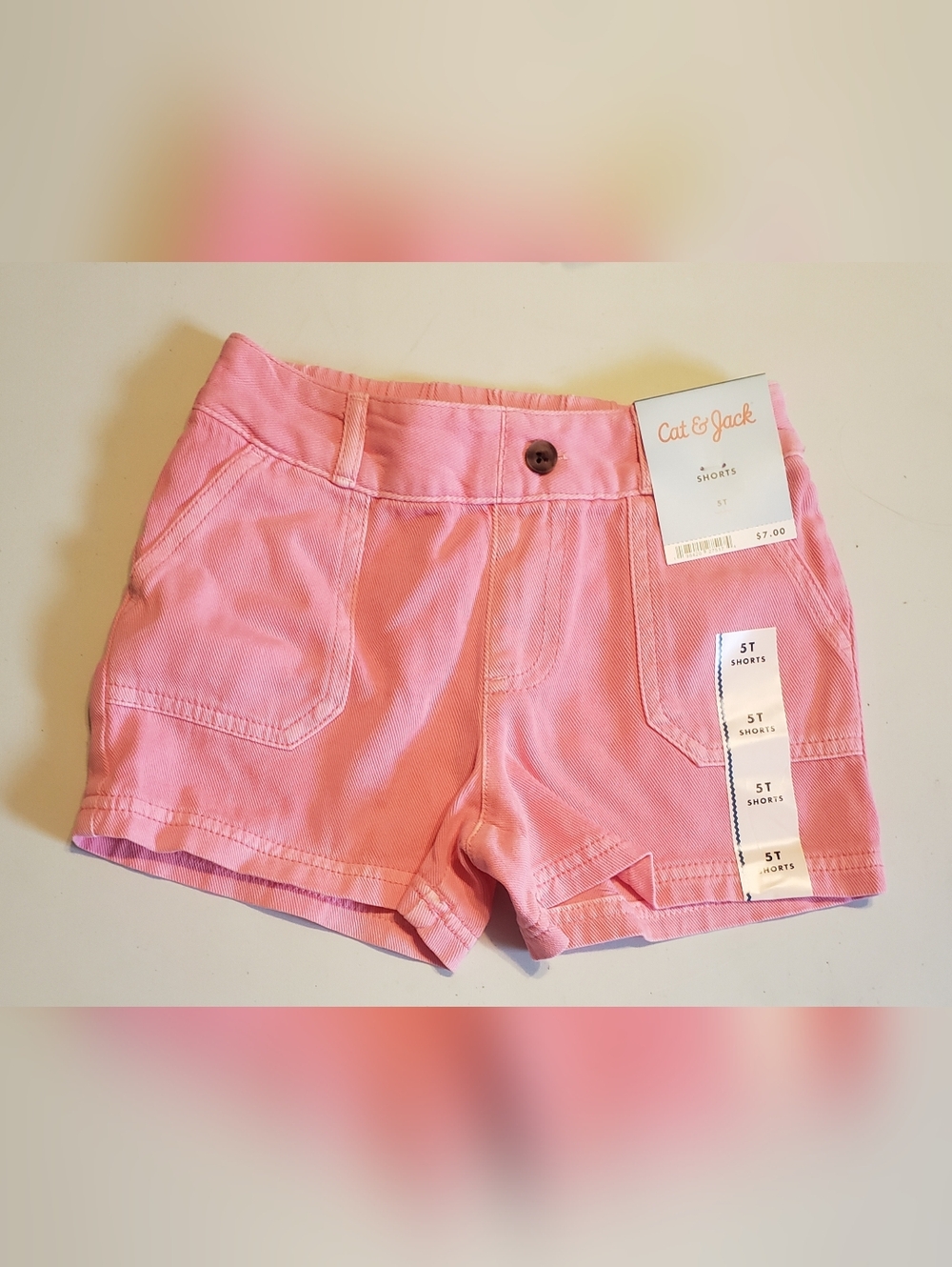 Cat & Jack Pink Girls' Casual Shorts
